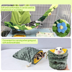 Hamiledyi rat climbing rope toy promotes safe climbing and activity.