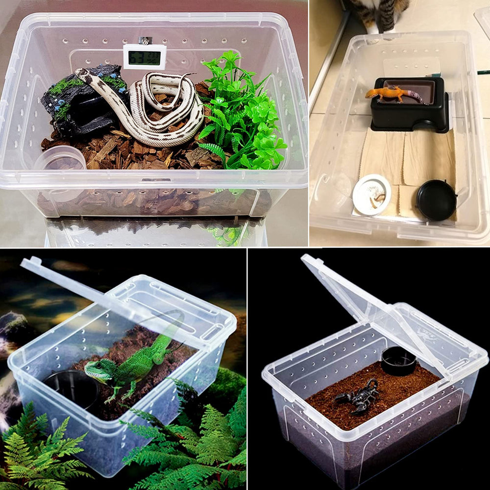 Hamiledyi transparent plastic close-up shows sturdy, clear material for viewing.