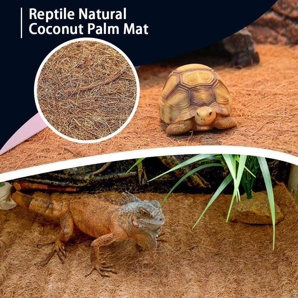 Hamiledyi reptile cage mat cut to fit enclosure for custom setup