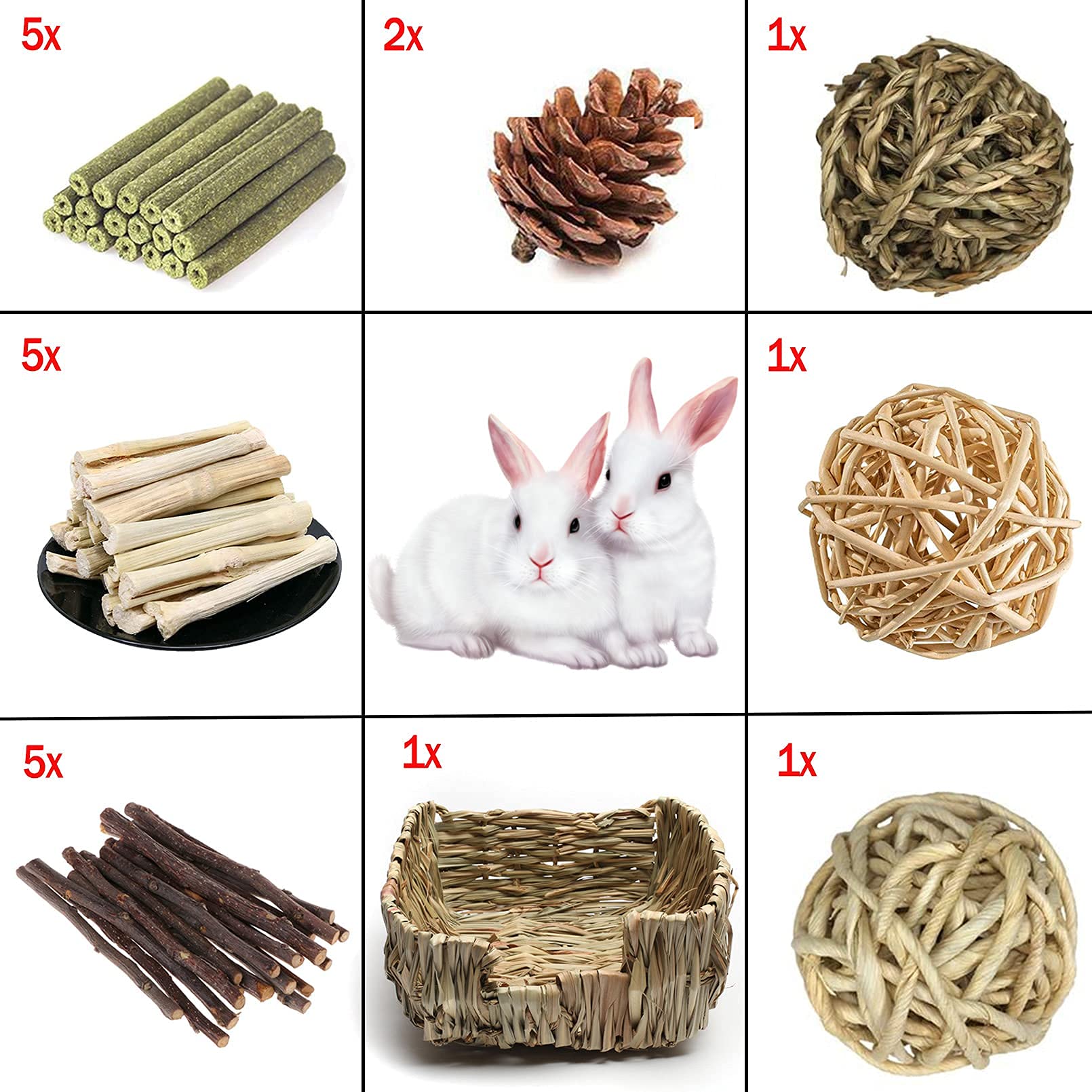Hamiledyi straw balls provide safe, interactive chewing and play