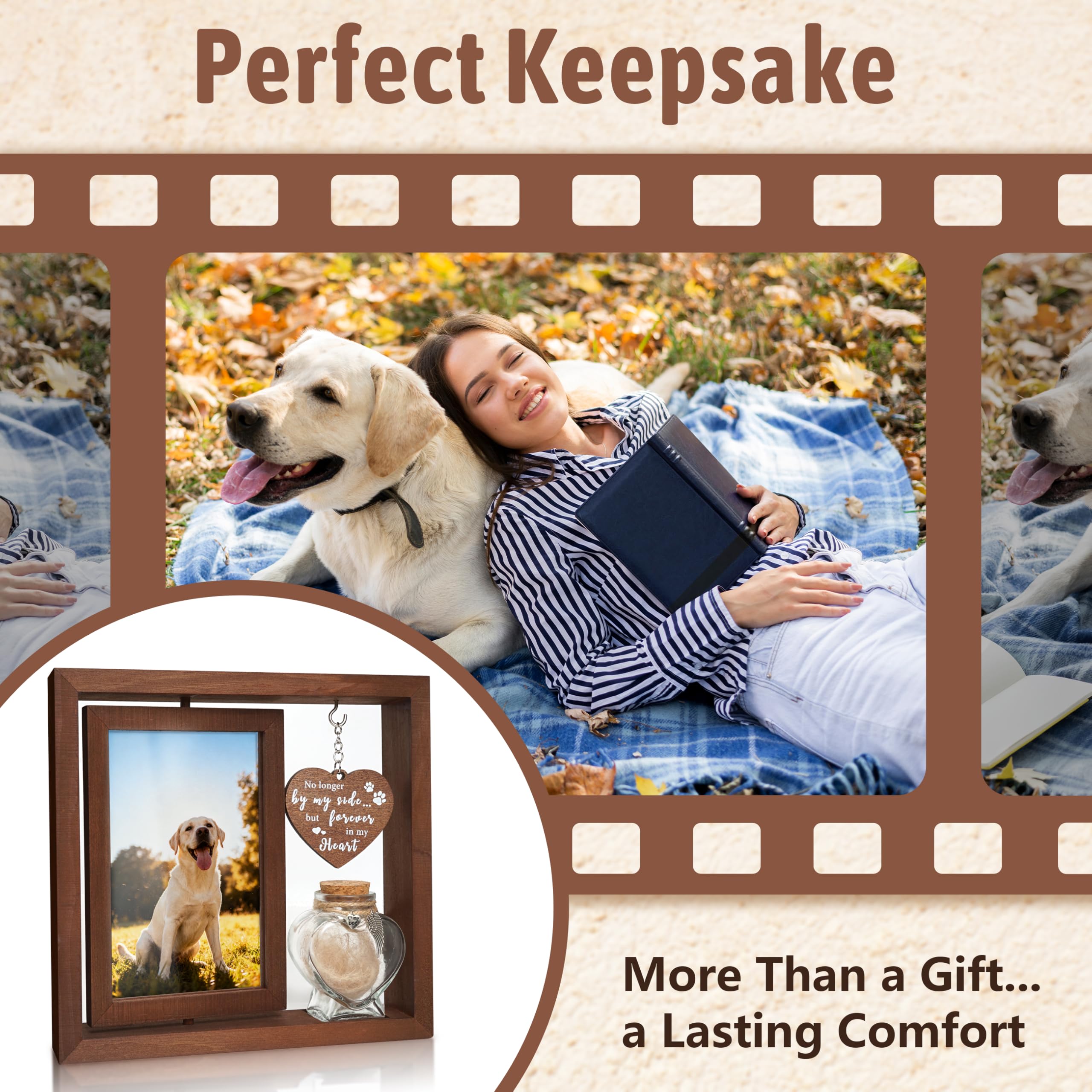 HAMUIERS clear acrylic panels protect photos with crystal clarity.