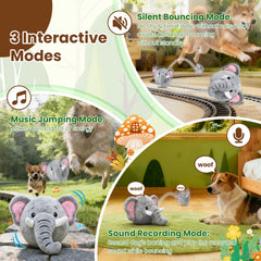 Hanarook Elephant Toy with music jumping mode for engaging play.
