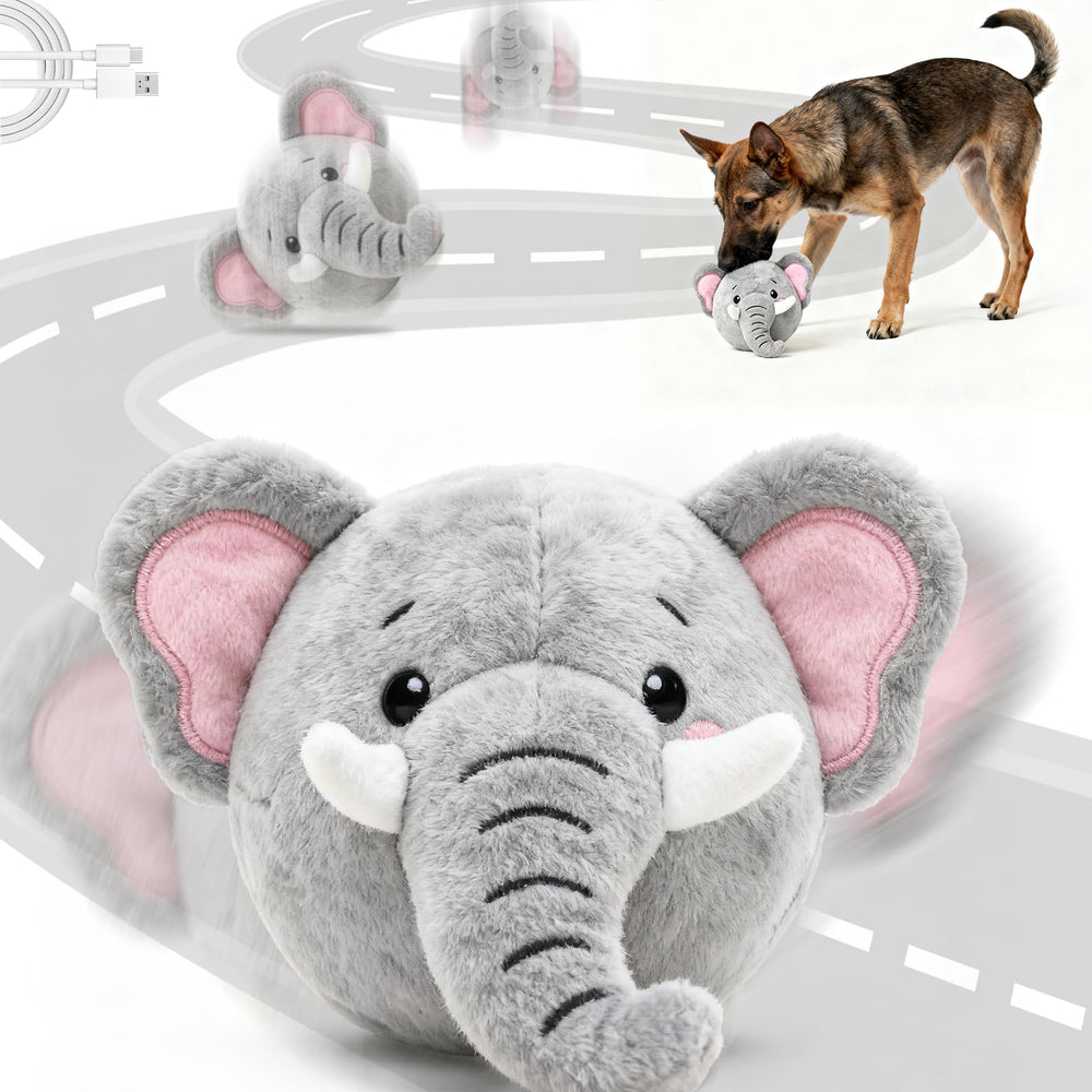 Hanarook Elephant Toy Type-C charging enables quick, reliable indoor play.