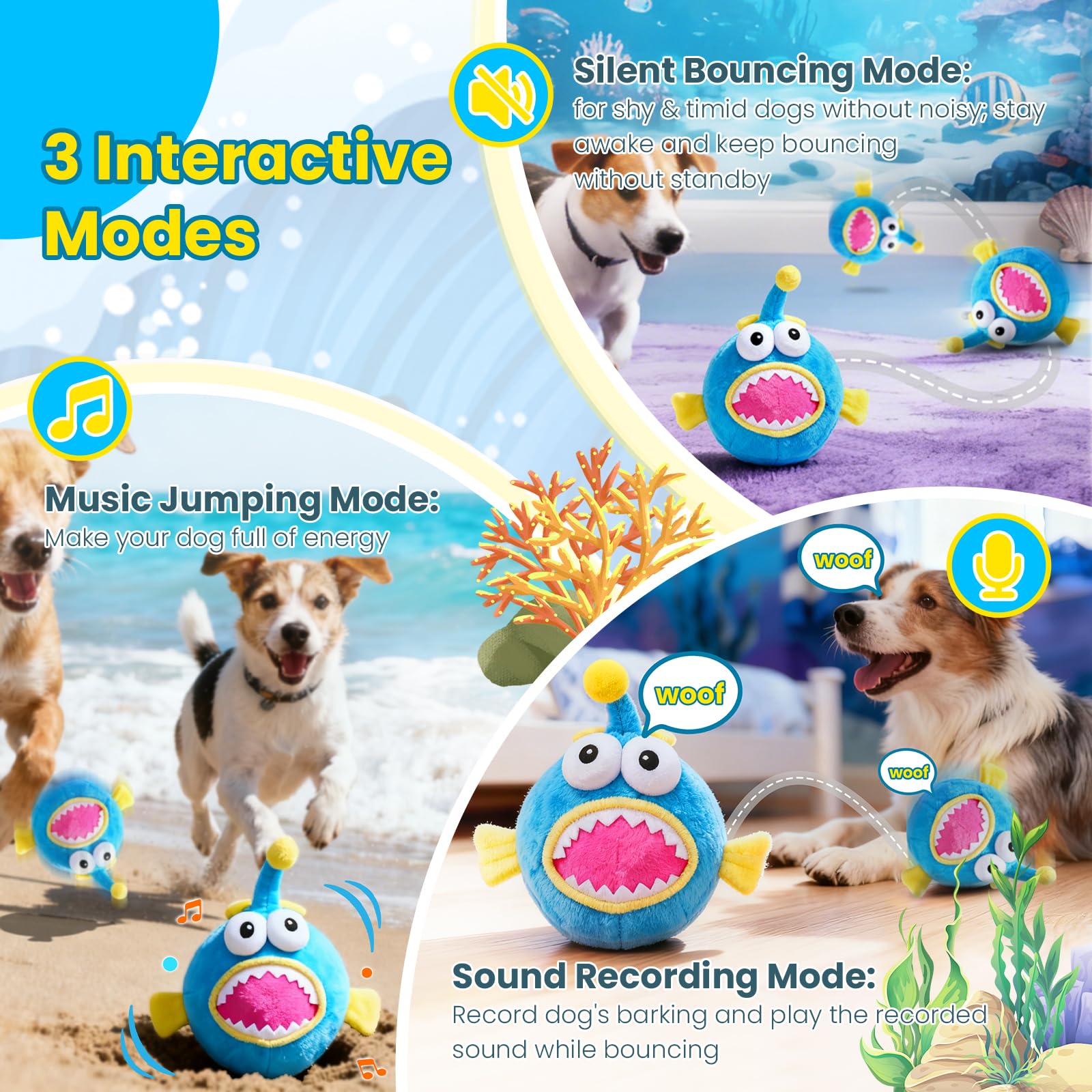 Hanarook Lanternfish music jumping mode triggers tunes for chase play.