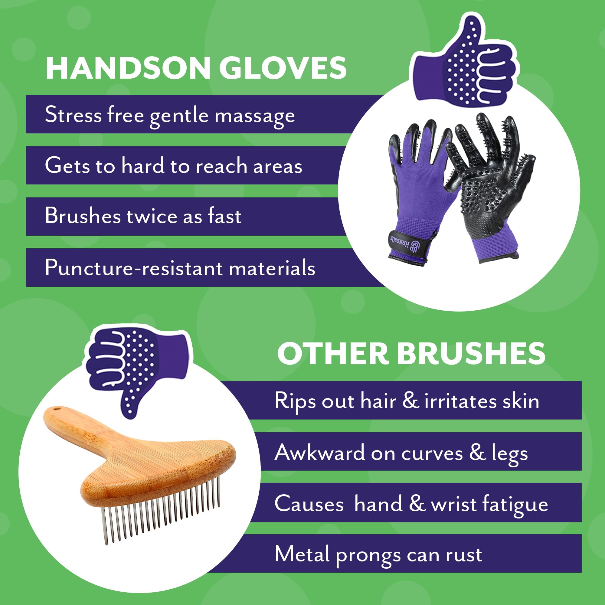 H HANDSON gloves durable and easy to clean after use.