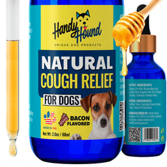 Handy Hound cough medicine bottle for kennel cough relief in dogs