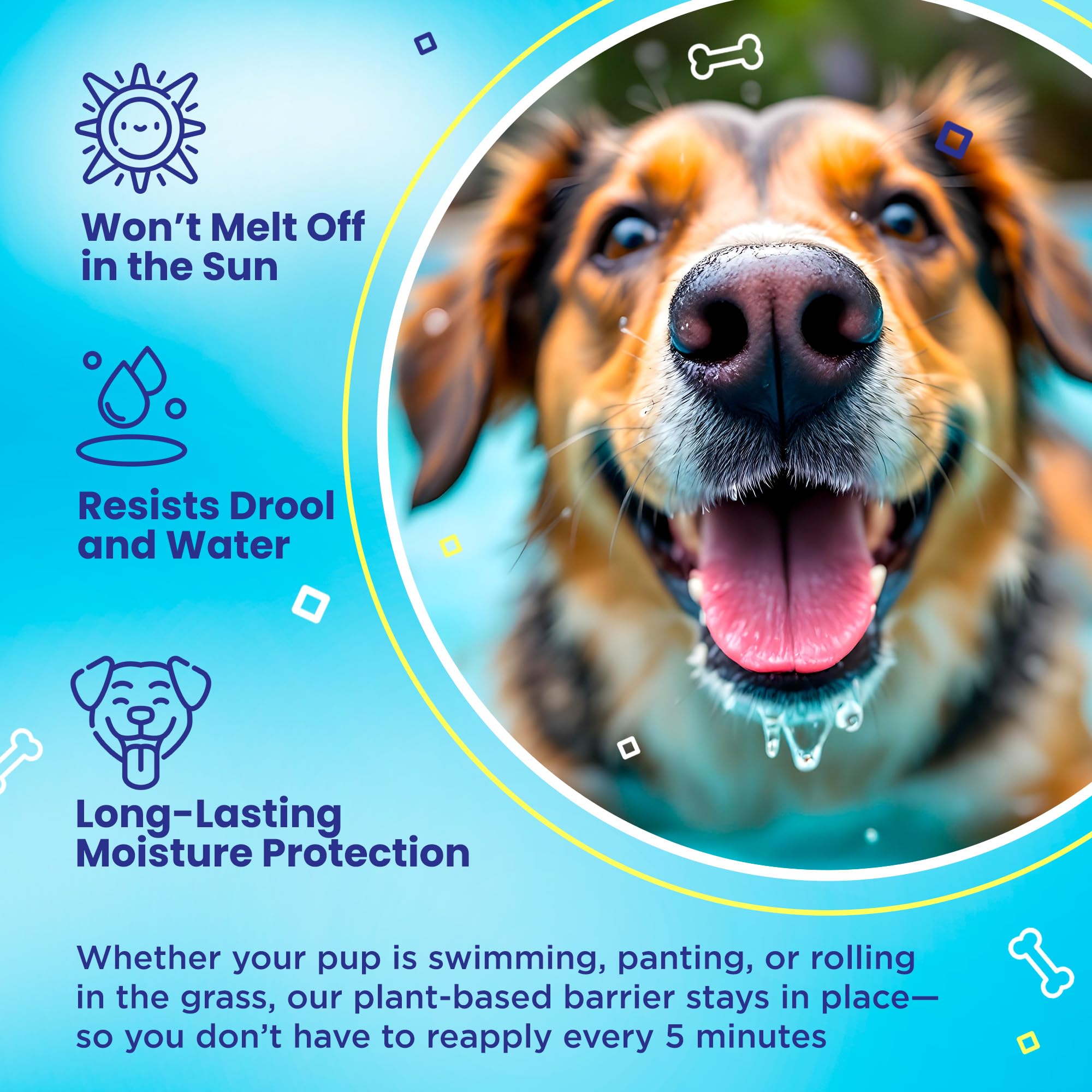 Handy Hound SnoutScreen packaging highlighting USA-made claim