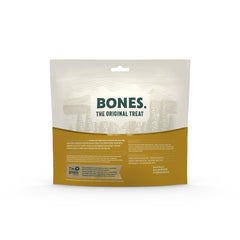 Dog chewing Hank & Roy bone for long-lasting engagement and satisfaction