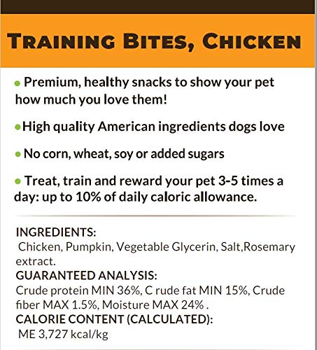 Hank & Harley Training Bites soft texture close-up, grain-free formula for finicky dogs.