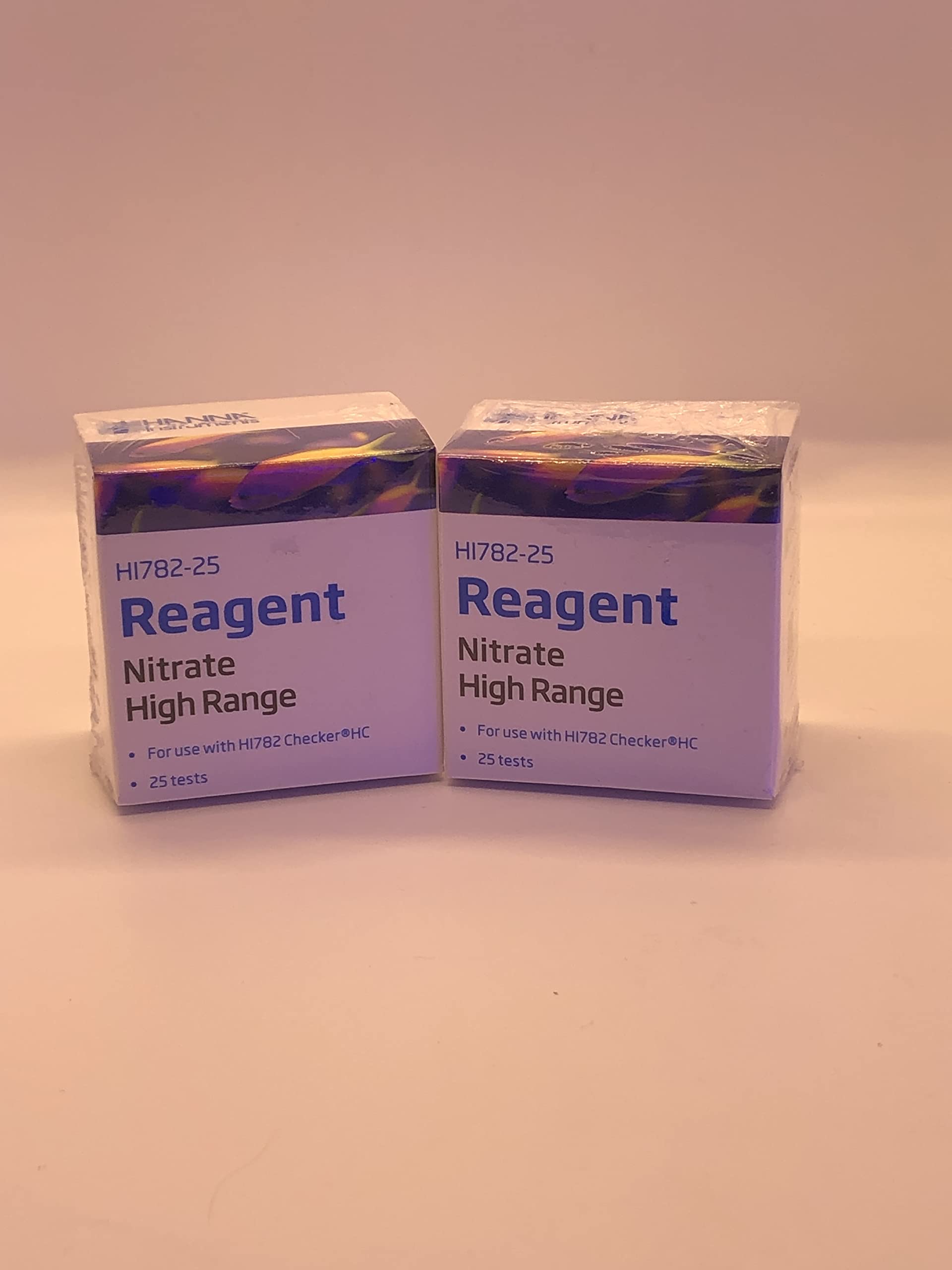 Hanna Instruments HI782-25 marine nitrate reagents set for quick, accurate saltwater testing.