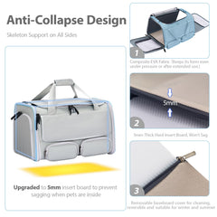Hannadepot escape-proof-zippers-safety-buckle keep pet secure during movement