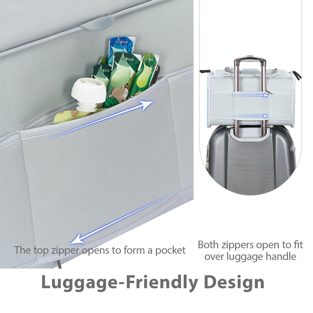 Hannadepot carrier-foldable-storage folds flat for compact travel