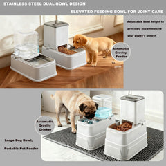 Hanzoto automatic gravity feeder ensures steady dry food flow.