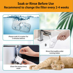 Haodlay easy installation guide for quick, mess-free filter replacement.