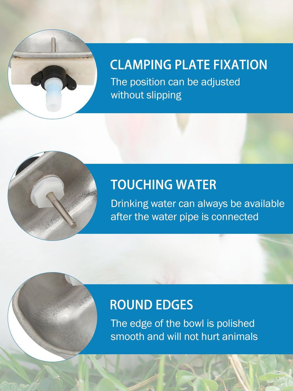 Haosie fixed splint design installation on various cages.