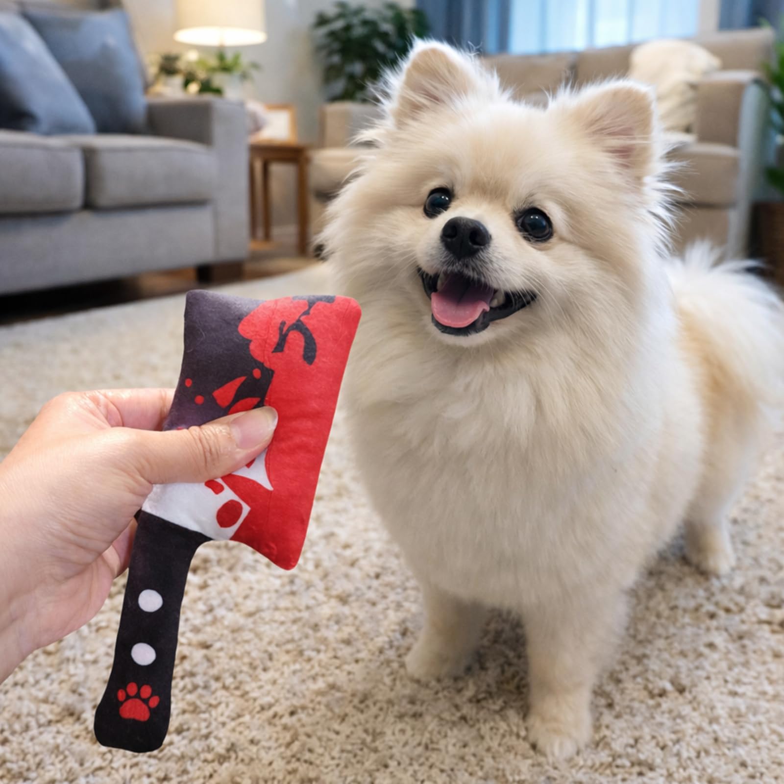 Haourlife interactive dog toy for indoor play and bonding sessions