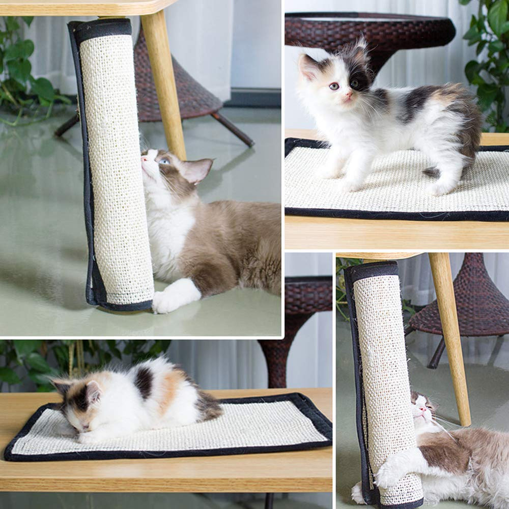 HAOZAIKEJI durable indoor cat scratcher with natural materials.
