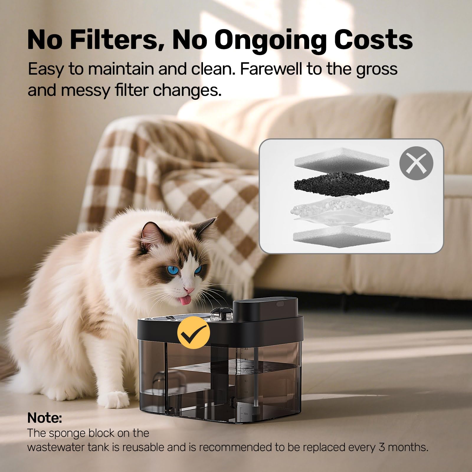 HAPAW 3L capacity ideal for longer intervals between refills.