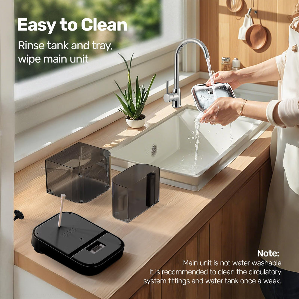 HAPAW easy-cleaning sponges aid reducing clogs.