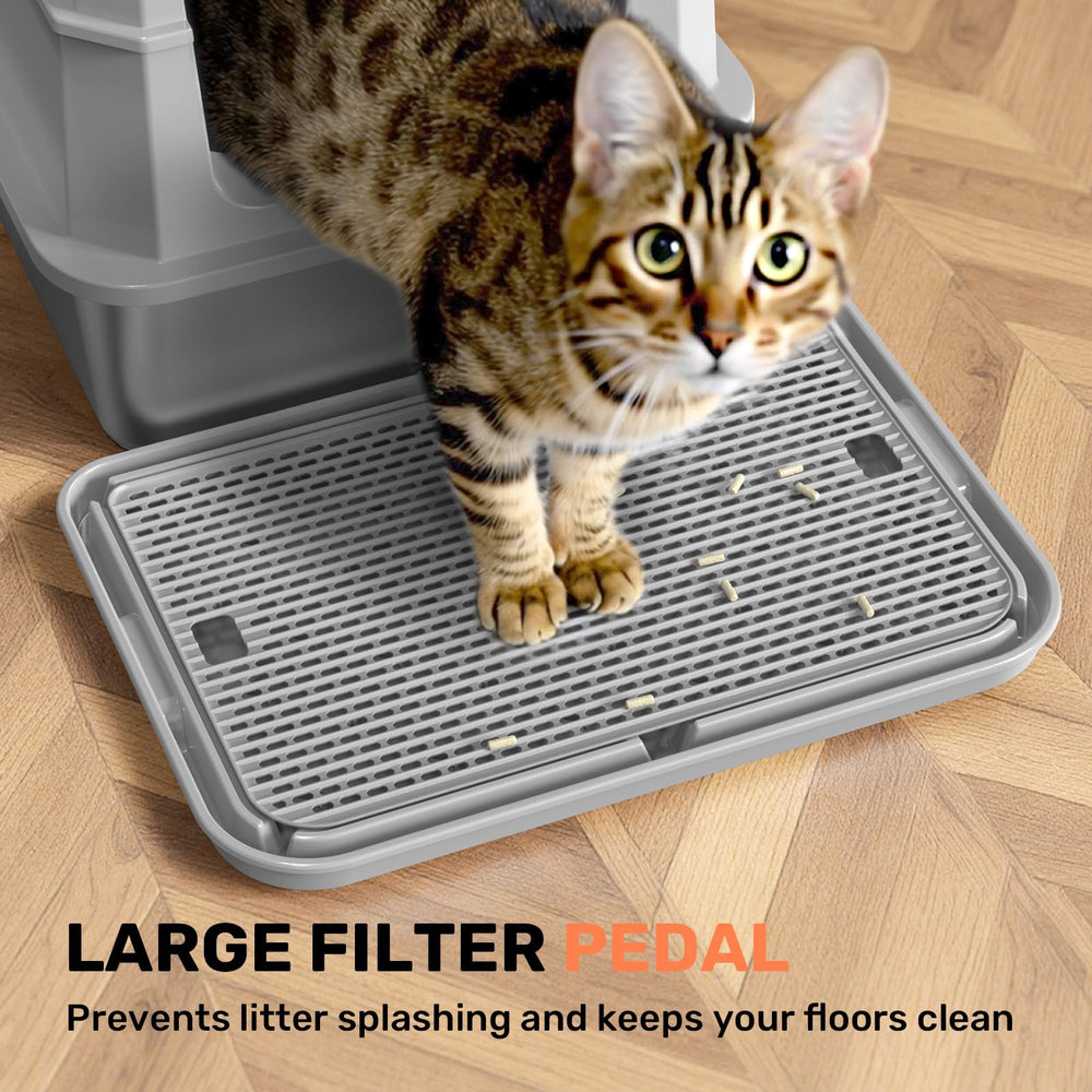 HAPAW extra-large 27L capacity suits big cats and multi-cat homes