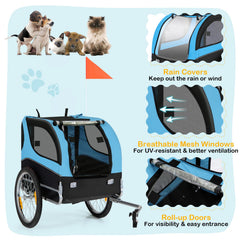 HAPPAWS trailer folds for compact storage and quick transport.