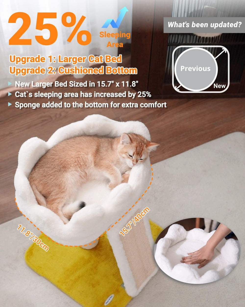 Happi N Pets cat tree assembly shows simple, tool-friendly setup.