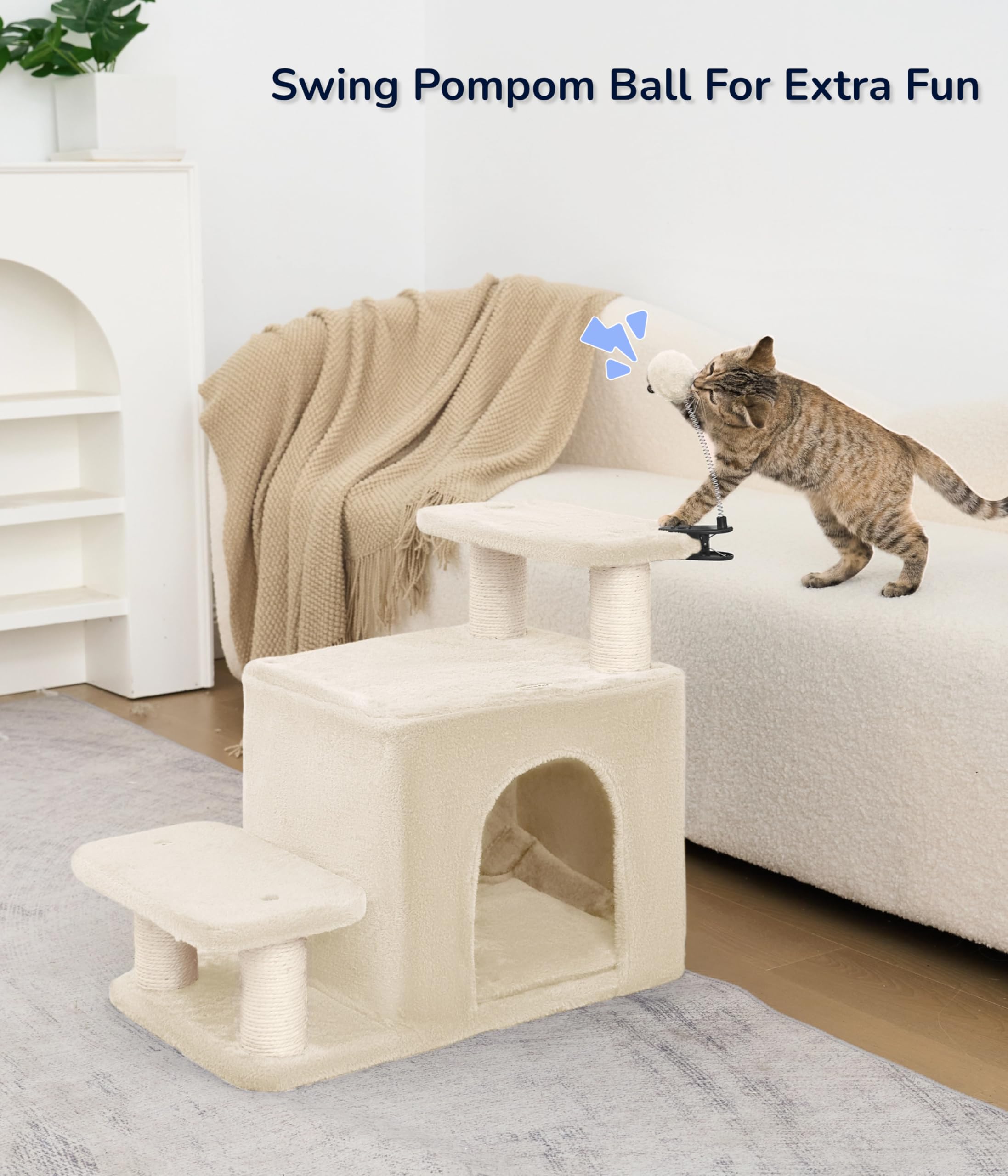 Removable, washable cushion for quick cleaning on beige unit