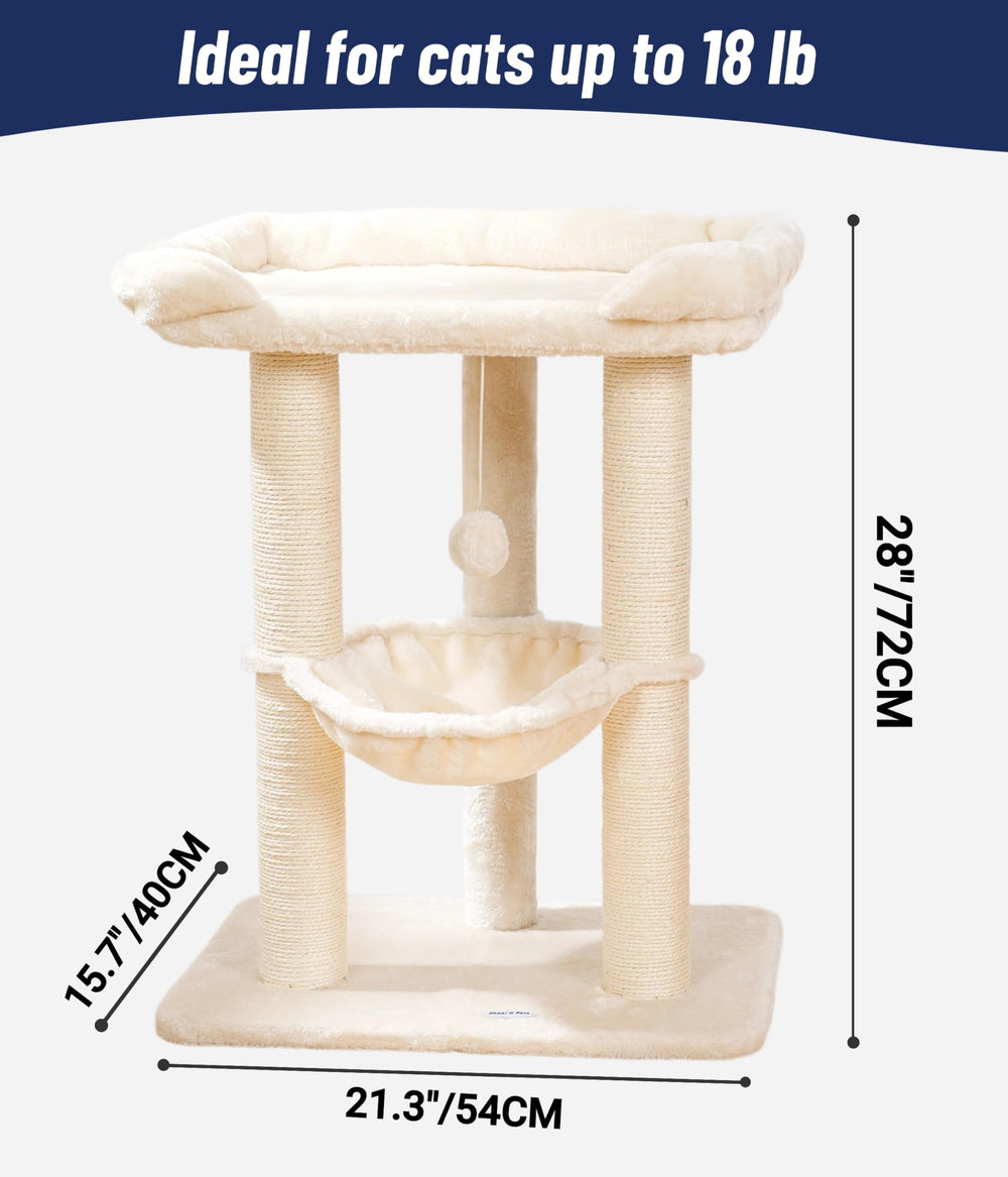 Happi N Pets sisal scratching posts satisfy claws while protecting furniture