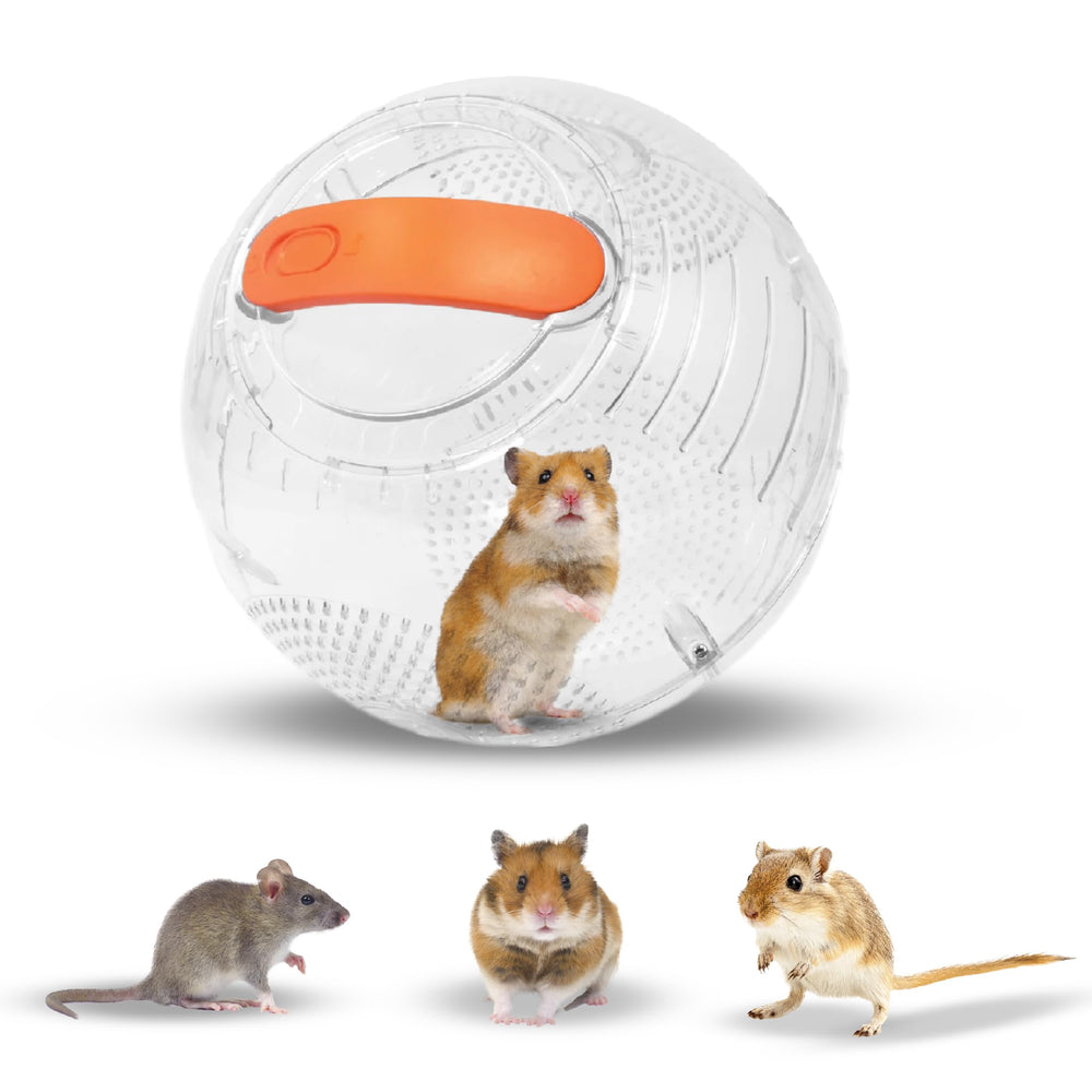 Happy Habitats clear hamster ball 7-inch for safe, engaging play.