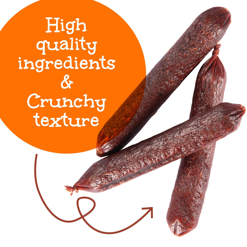 Happy Howie's hormone-free dog treats highlight natural ingredients.