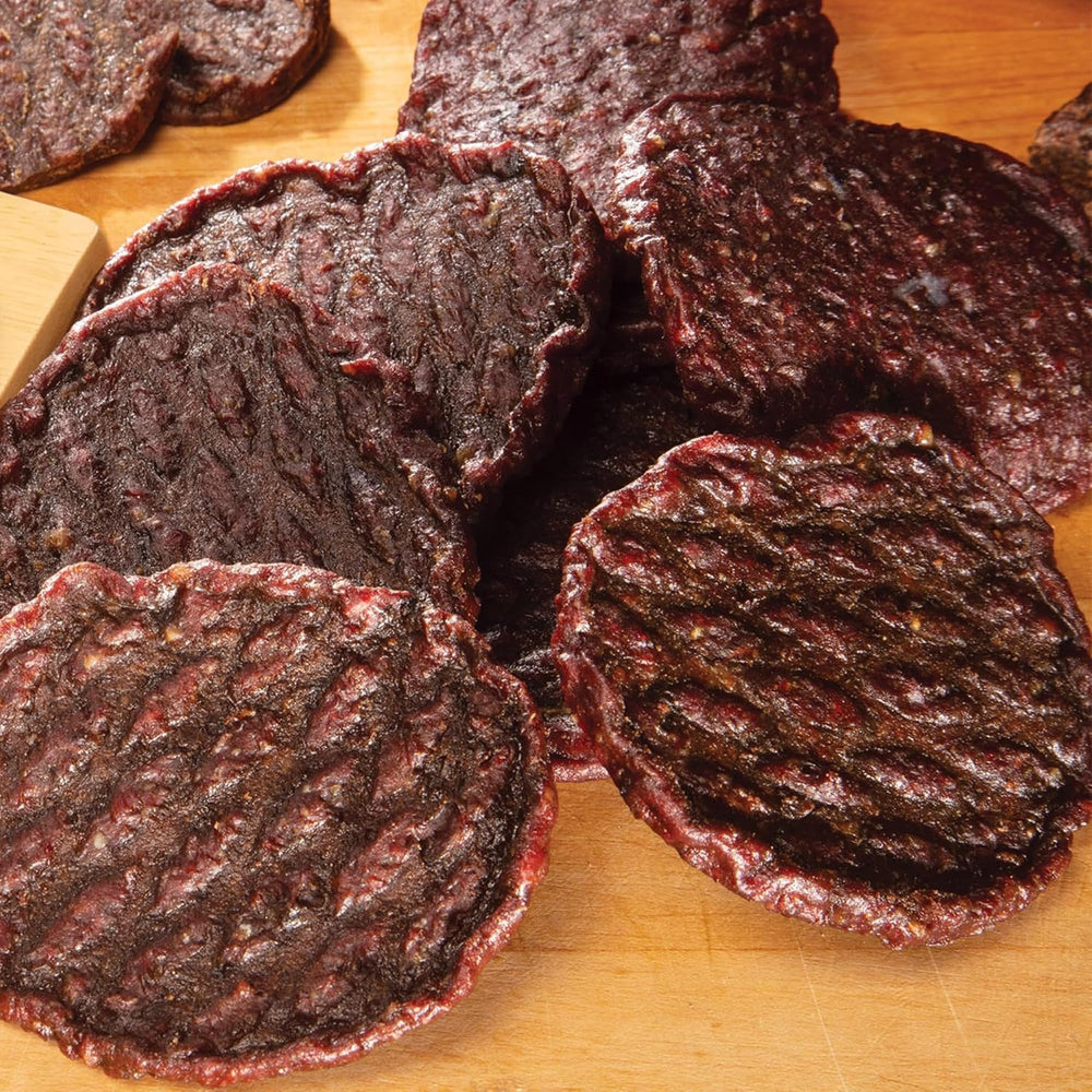 Happy Howie's six-patty tray, Midwest beef, gluten-free snack.