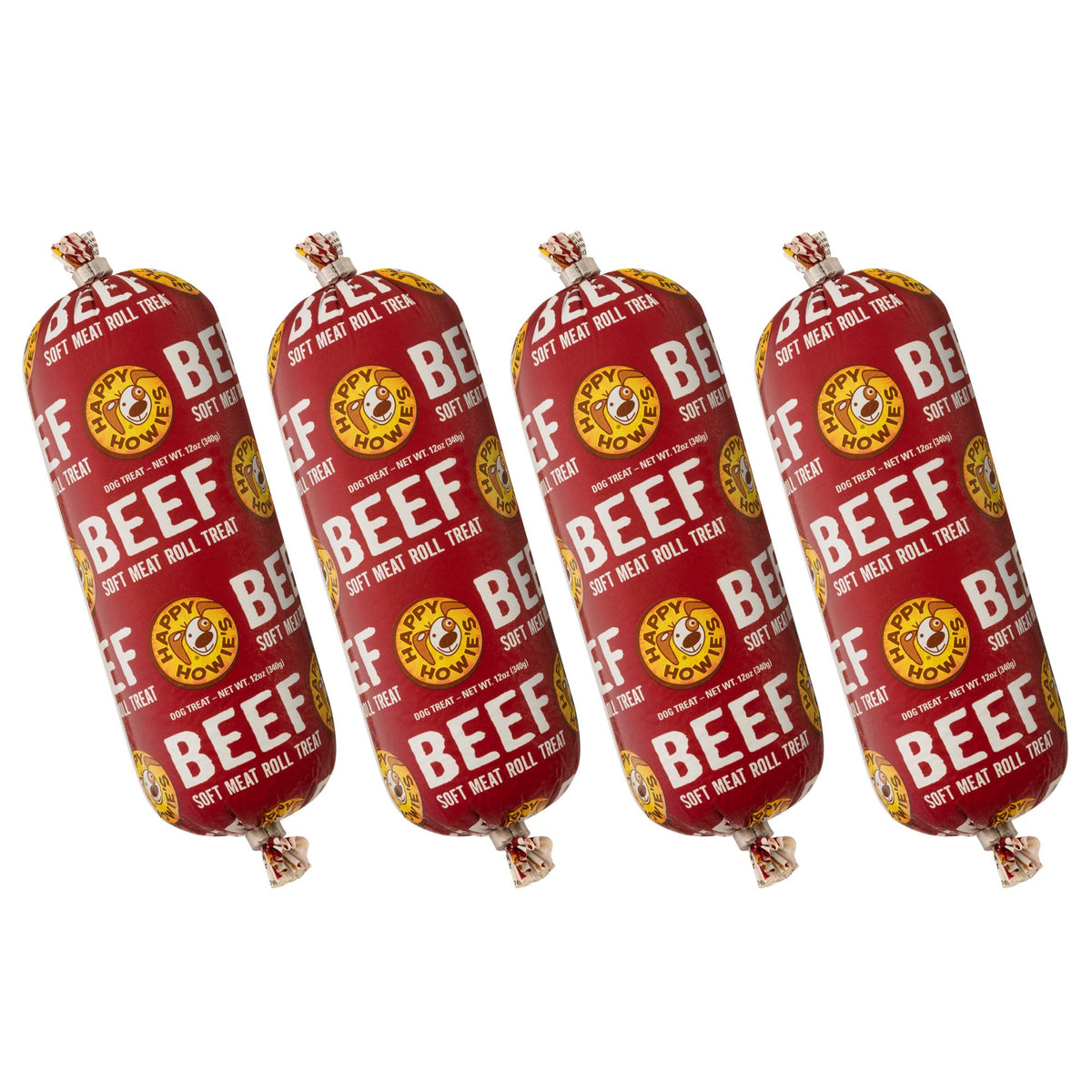 Happy Howie's Soft Beef Roll close-up showing tender texture ideal for rewards.