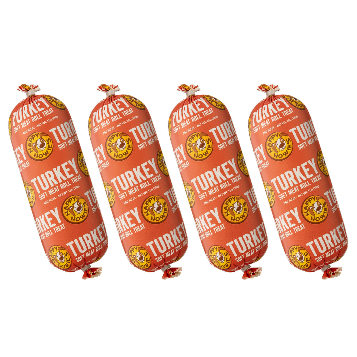 Happy Howie's Soft Turkey Rolls close-up showing tender texture for easy rewards