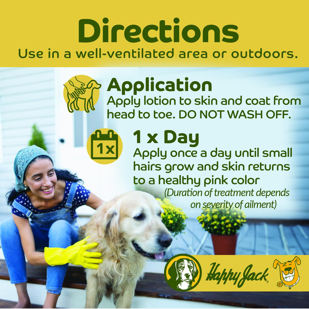 Happy Jack mange paw and ears area demonstrates precise topical care for sensitive spots.