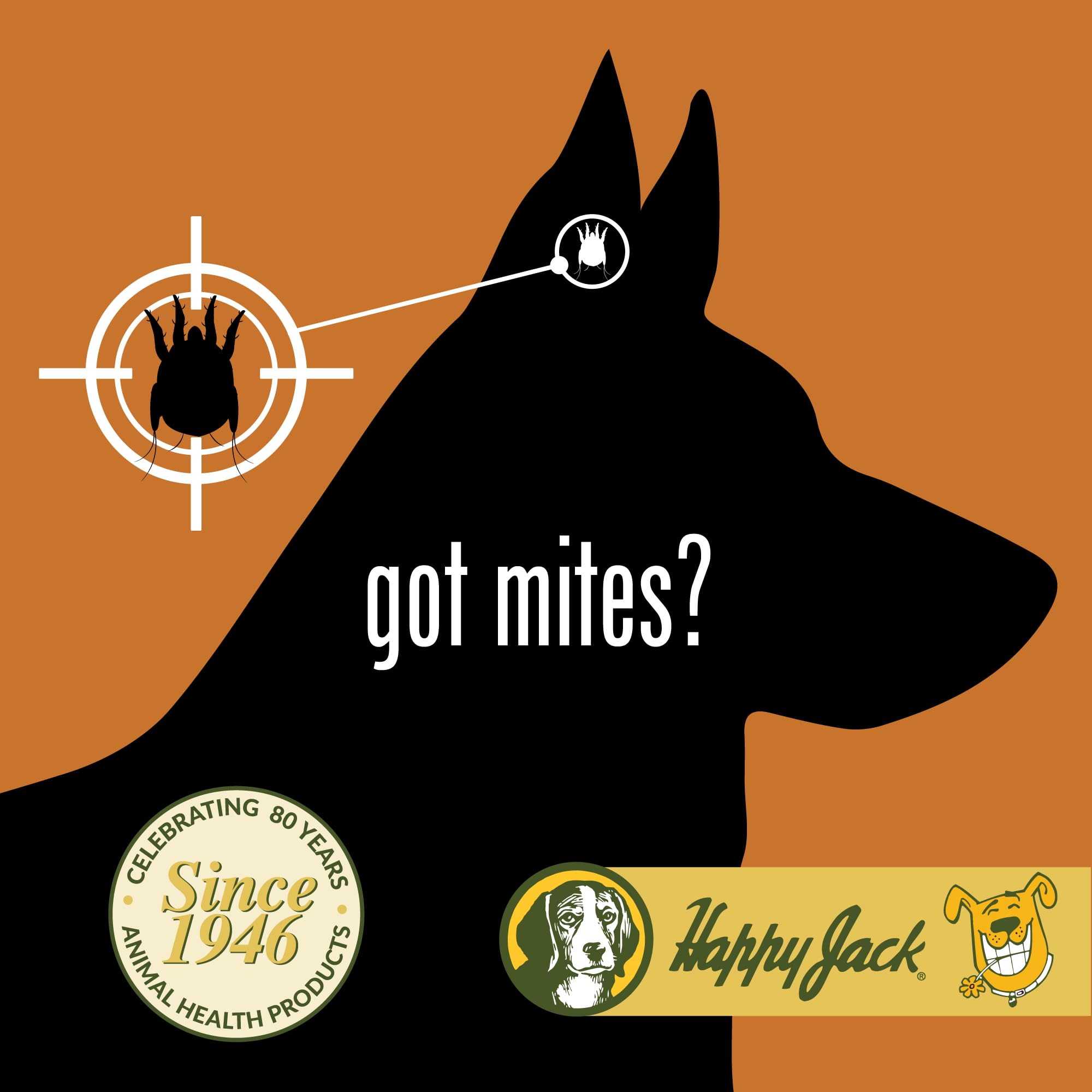 Happy Jack Mitex aloe vera soothing formula helps calm ears.