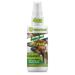 HAPPY JACK Seal 'N Heal bottle front for easy pet wound protection.