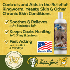 Happy Jack Xylecide used during a bath indicating fast-acting relief