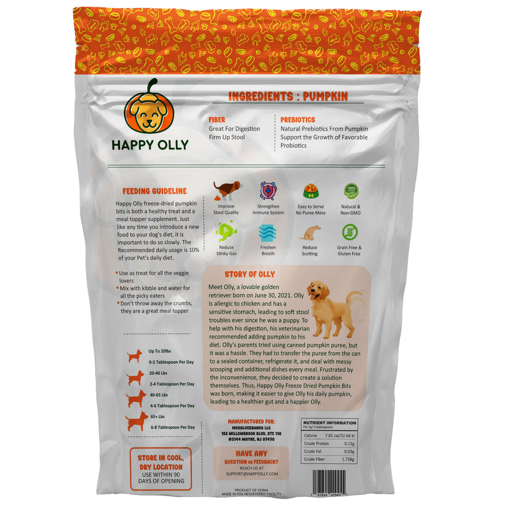 Happy Olly pumpkin toppers sprinkled over meals—fiber-rich natural goodness.