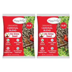 Happy Wings Cardinal Blend packaging ready for backyard feeders
