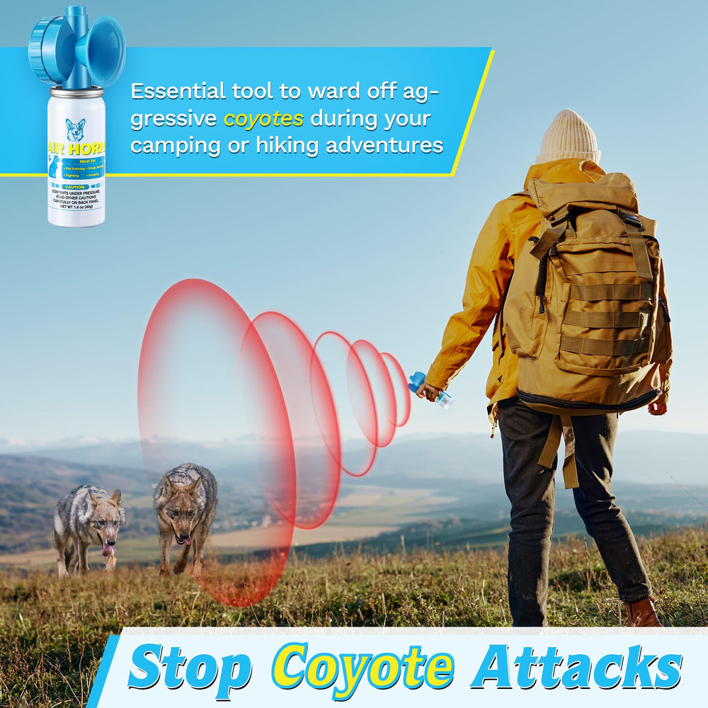 HappyAlley air horn blue training use supports humane behavioral cues