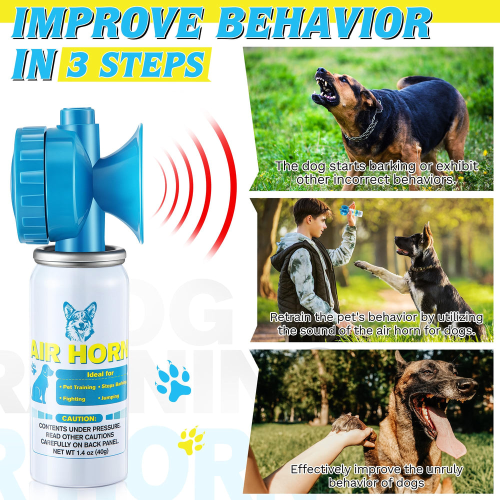 HappyAlley air horn blue walking hiking use enhances personal safety outdoors