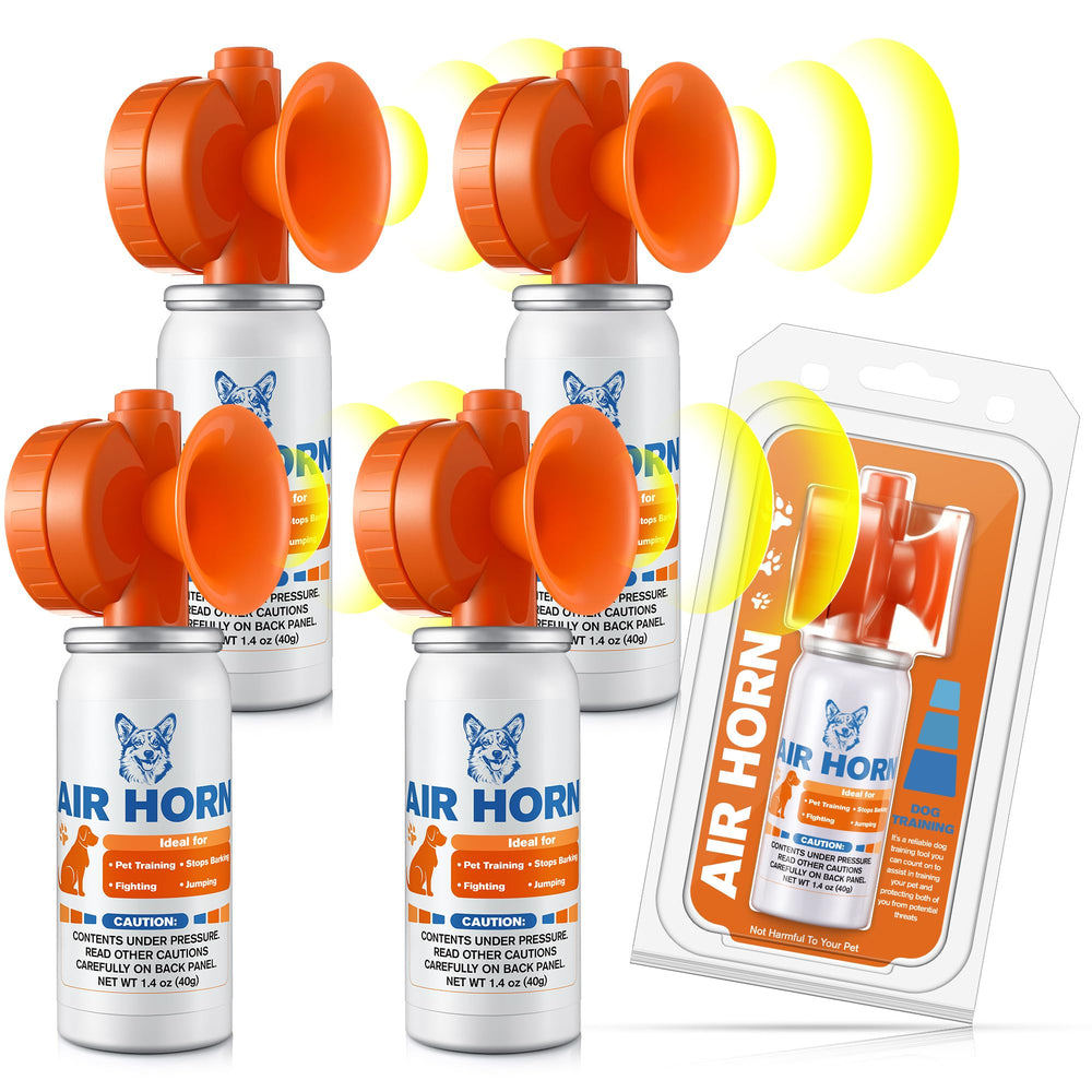 HappyAlley air horn compact orange pack for immediate outdoor safety and deterrence.