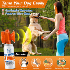 HappyAlley air horn is easy to use during hikes and walks.