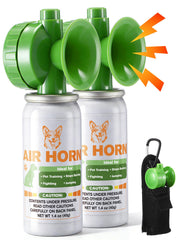 HappyAlley air horn with holster ready for rugged hikes and wildlife deterrence.