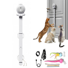 HappyCode 2-in-1 Cat Wand track-chase mode for active indoor play.