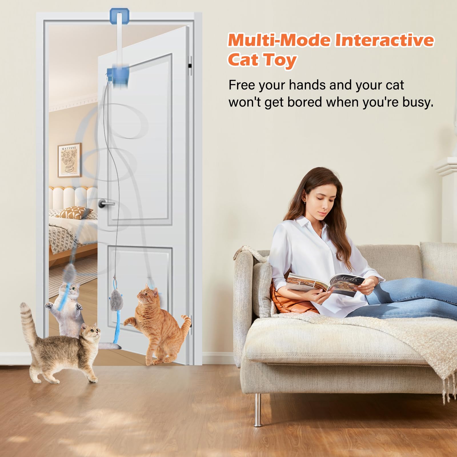 HAPPYCODE easy-setup doorway-hanging for quick playtime