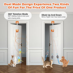 HAPPYCODE door-frame clip attachment secures playtime on frames and shelves.