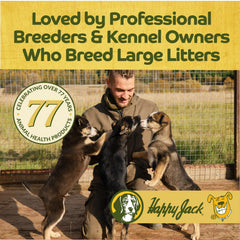 HAPPY JACK Milkade dam-with-pups illustrates nursing support in action.