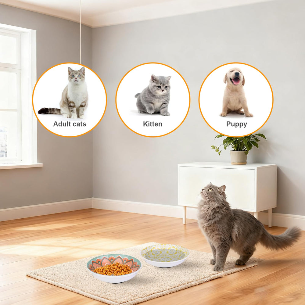 HAPPY KIT stackable cat bowls save space in small homes