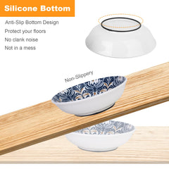 HAPPY KIT whisker-friendly bowls with 5.7 inch diameter reduce whisker contact